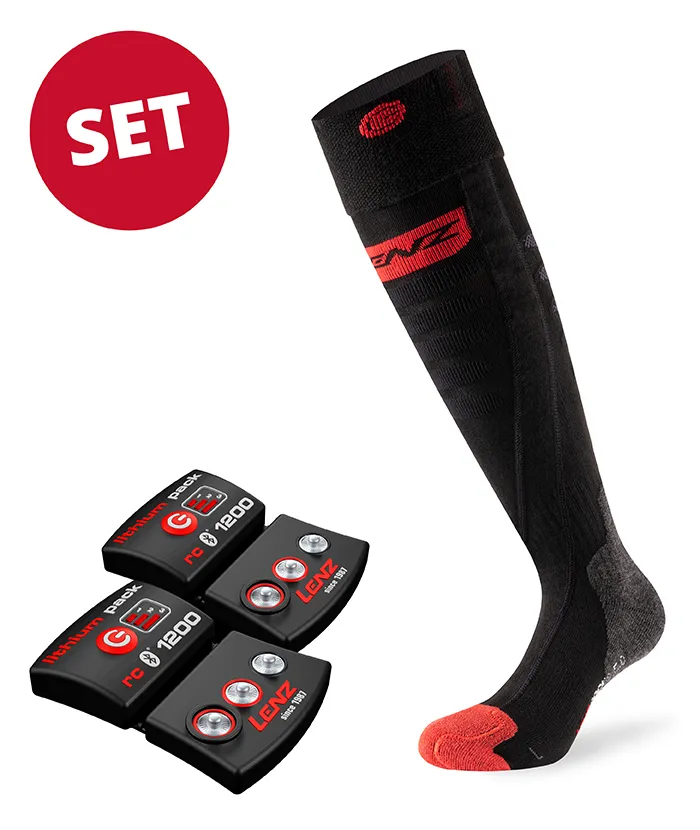 Set: Heat Sock 5.0 Toe Cap Slim Fit + rcB 1200