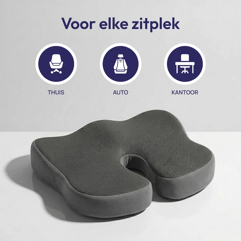 Comfeur Ergonomisch Zitkussen – Stuitkussen