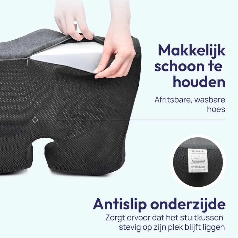 Comfeur Ergonomisch Zitkussen – Stuitkussen