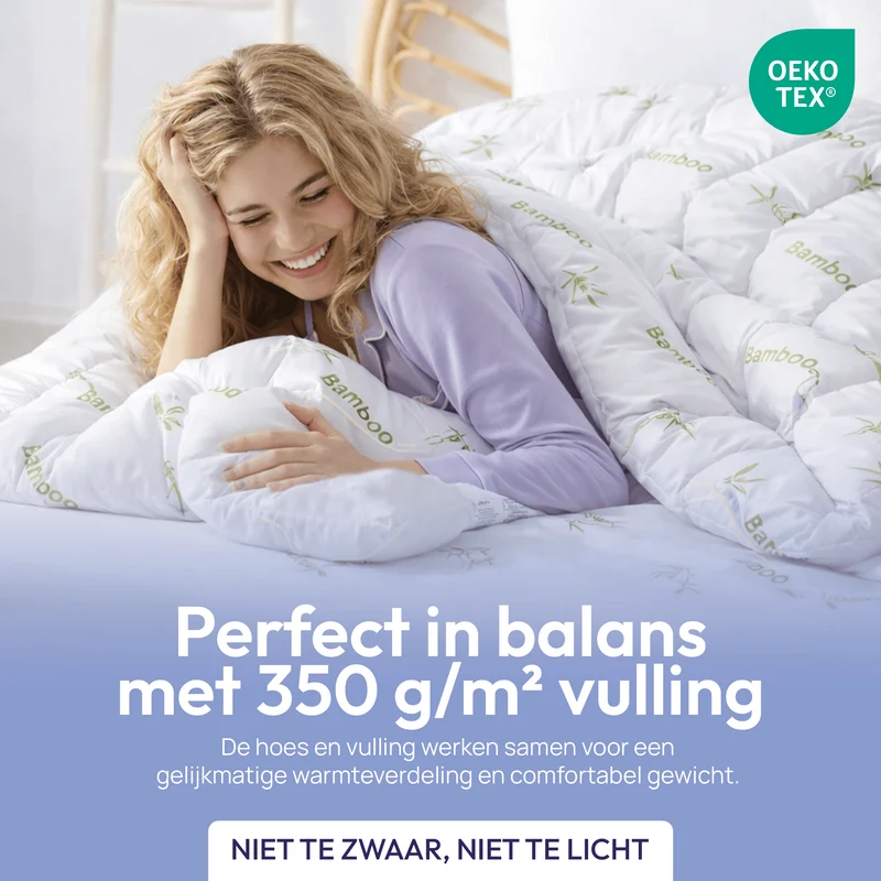Comfeur bamboe dekbed – All season – Anti-allergisch