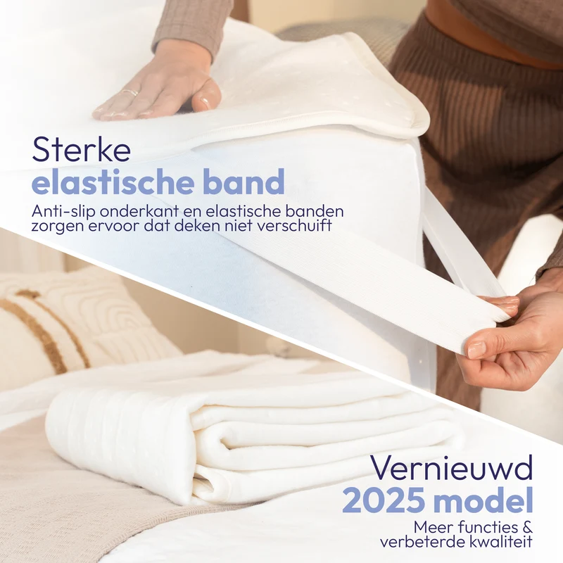 Comfeur elektrische onderdeken met preheat functie – 190x80 cm