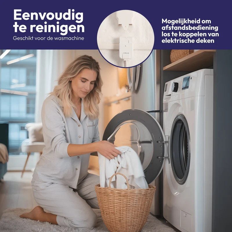 Comfeur elektrische onderdeken met preheat functie – 190x80 cm