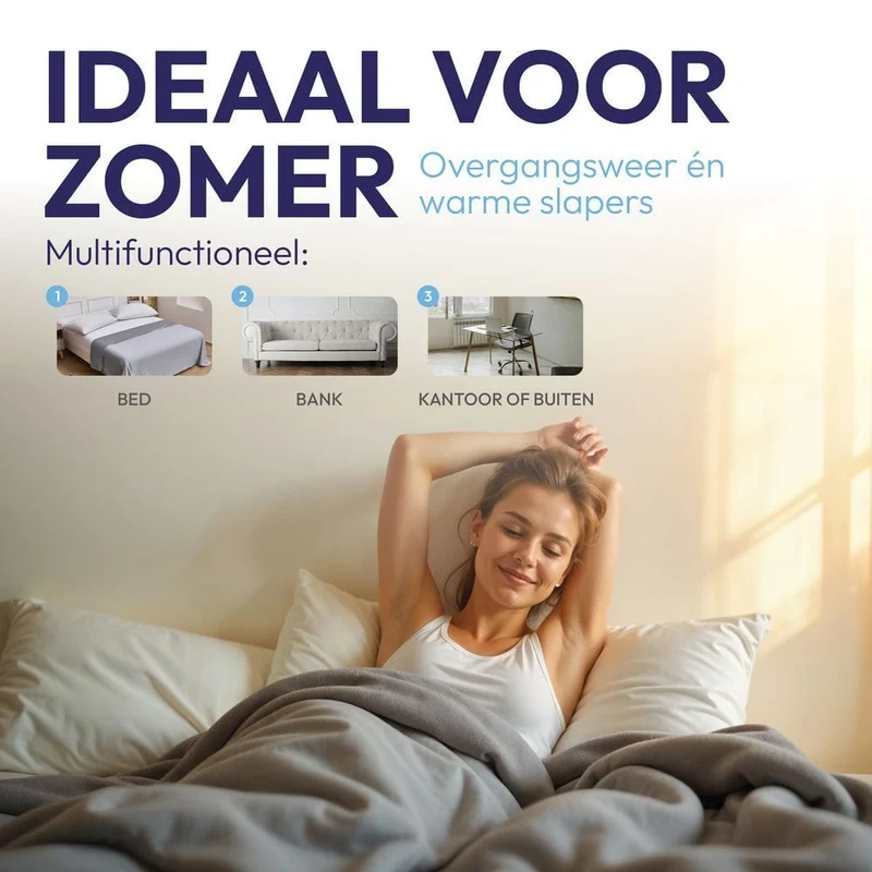 Verkoelende deken - Cooling blanket - 130 x 180 cm