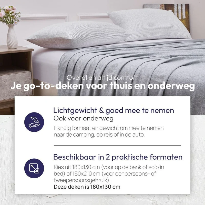 Verkoelende deken - Cooling blanket - 130 x 180 cm