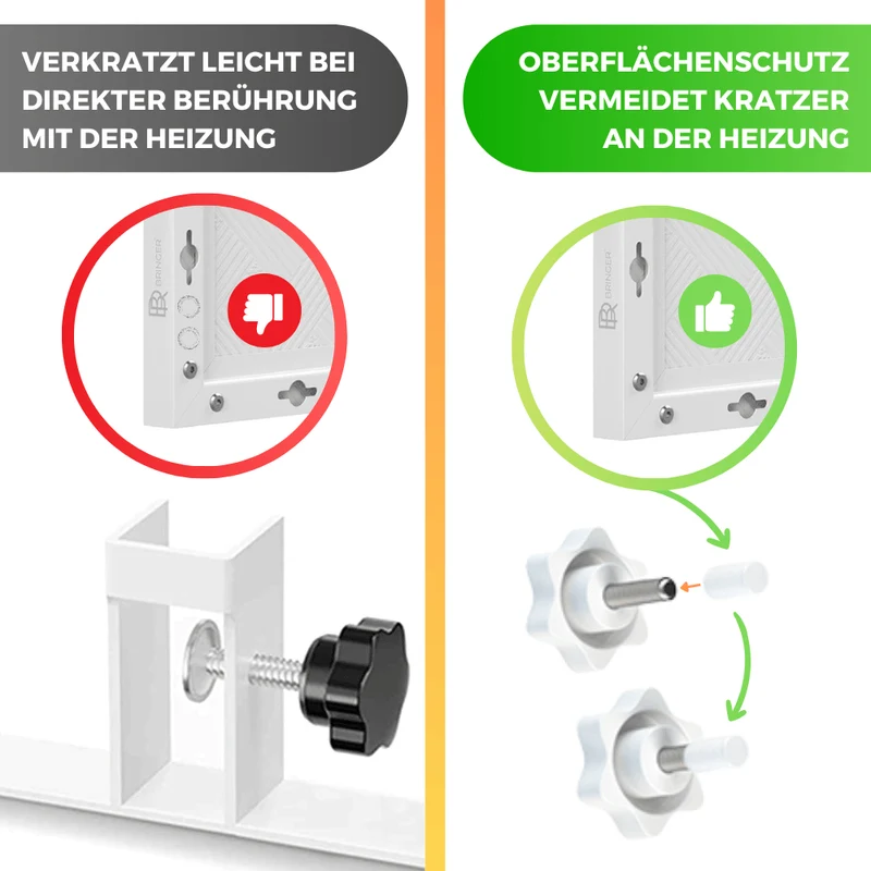 Standfüße für Infrarotheizung