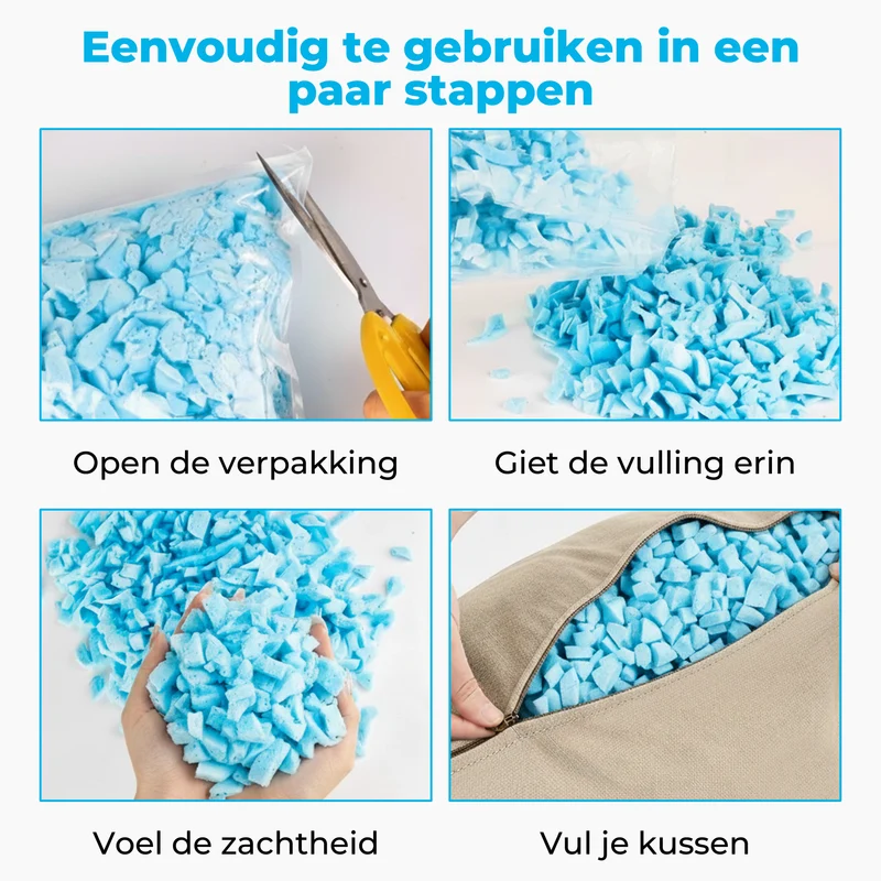 Memory Foam Vulling 200g