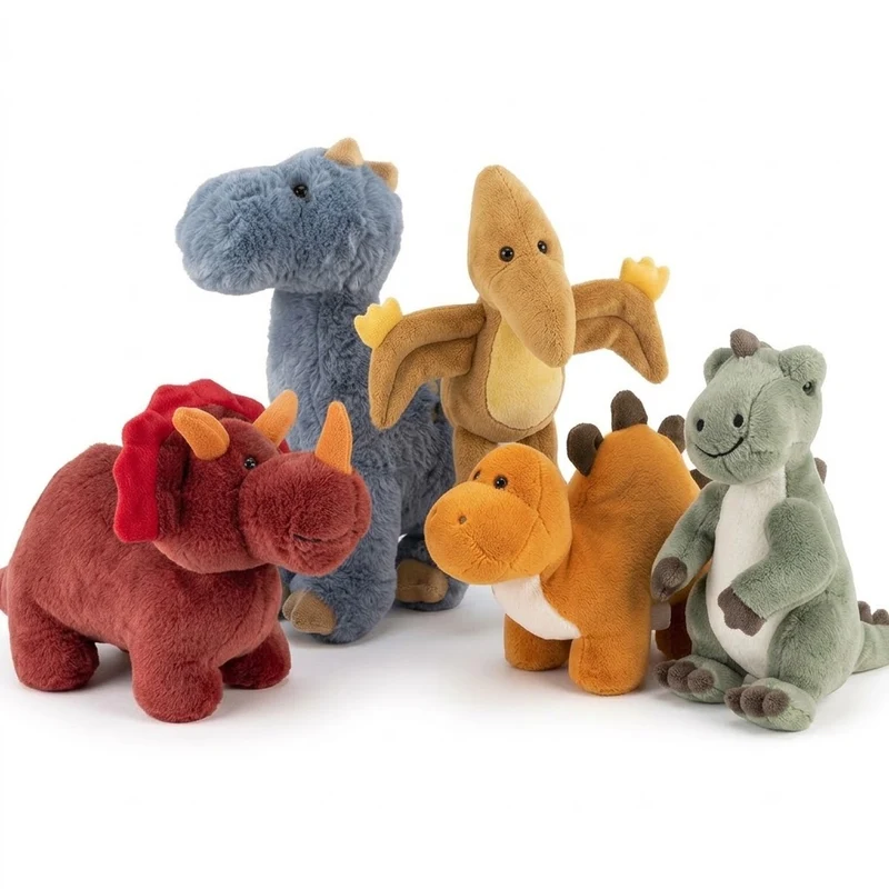 Körnerkissen Dinosaurier mit Kirschsteinfüllung