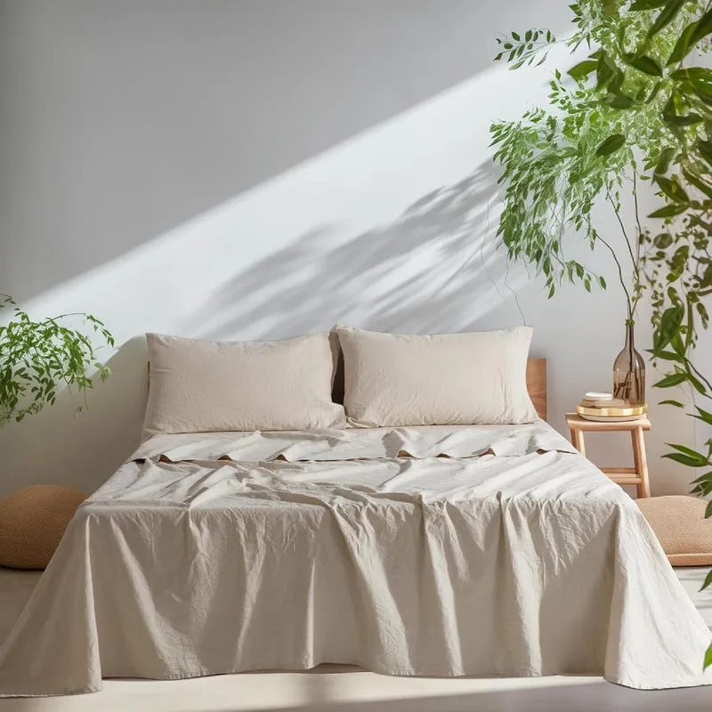 Sleep Comfy Satijn Katoen Dekbedovertrekset | Taupe