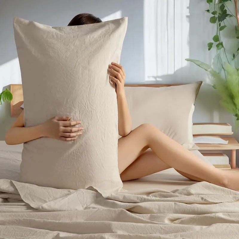 Sleep Comfy Satijn Katoen Dekbedovertrekset | Taupe