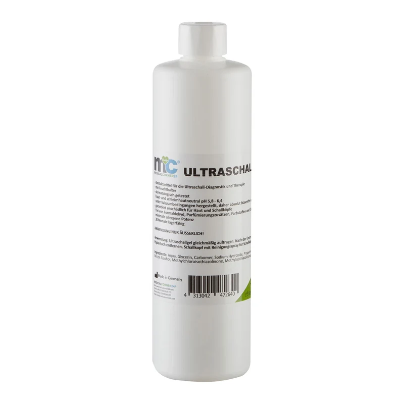Ultraschallgel, Sonographiegel, Kontaktgel, Leitgel, Gel