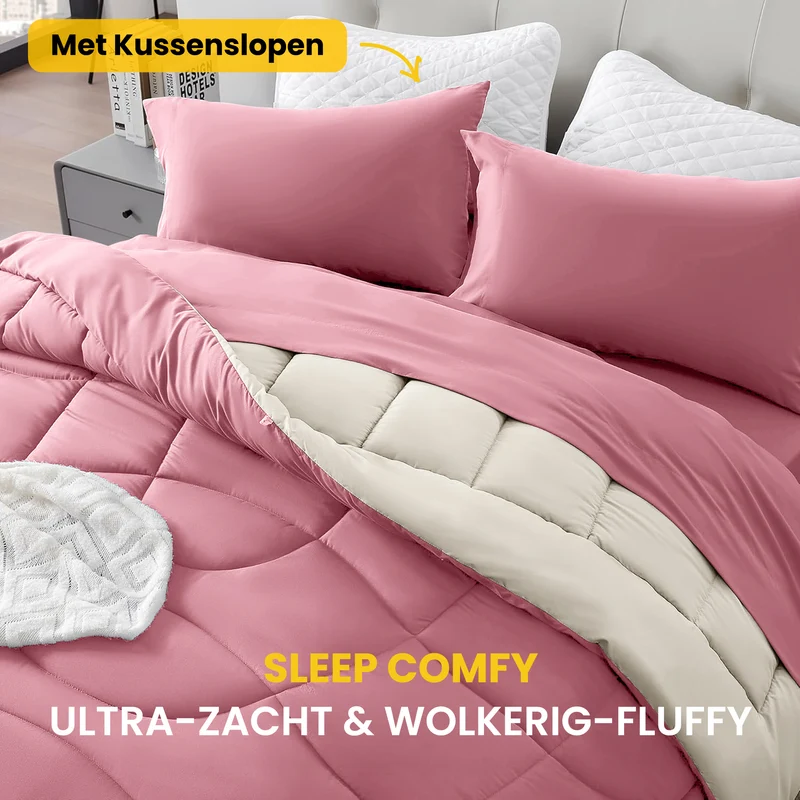 Sleep Comfy Cottiva Series | Roze & Crème