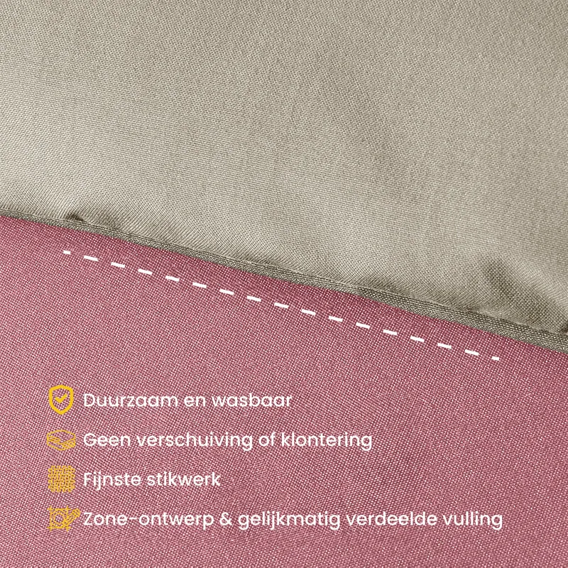 Sleep Comfy Cottiva Series | Roze & Crème
