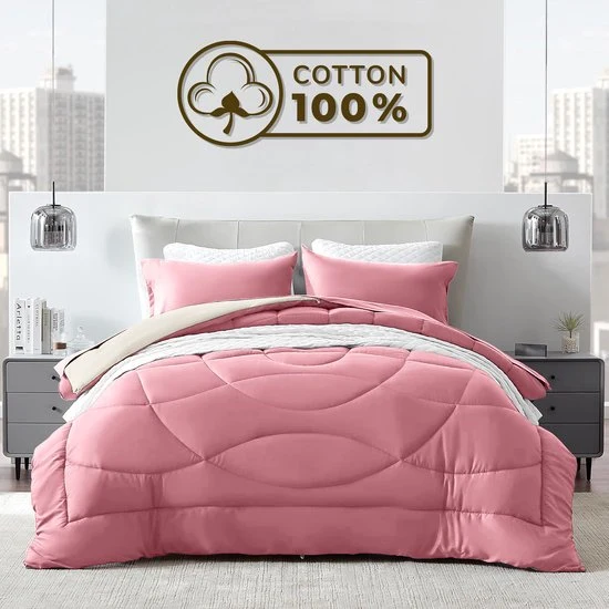 Sleep Comfy Cottiva Series | Roze & Crème