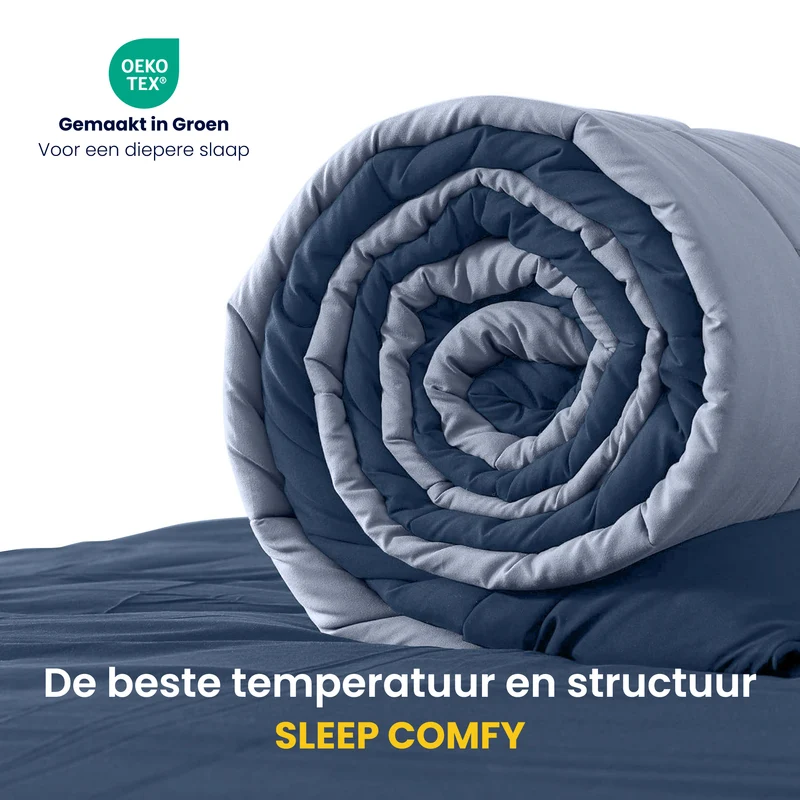 Sleep Comfy Cottiva Series | Middernacht & Ljsblauw