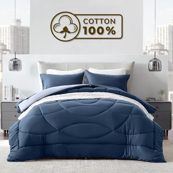 Sleep Comfy Cottiva Series | Middernacht & Ljsblauw