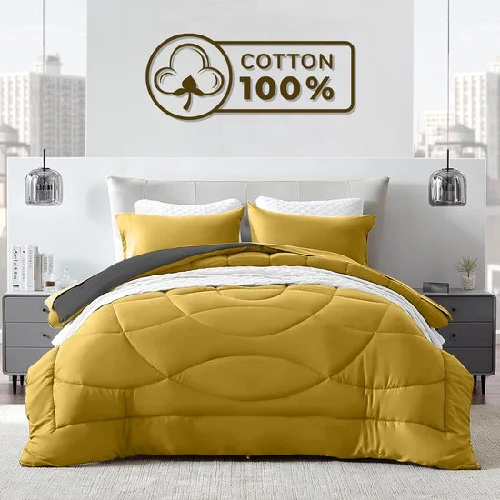 Sleep Comfy Cottiva Series | Geel & Antraciet