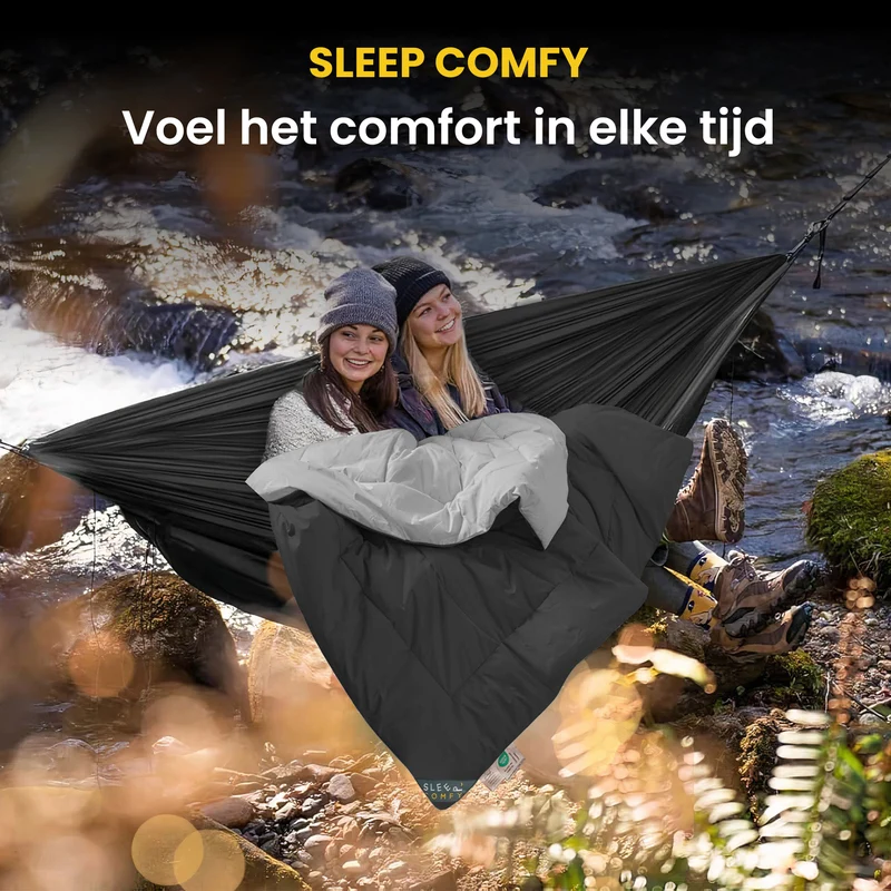 Sleep Comfy Cottiva Series | Antraciet & Lichtgrijs