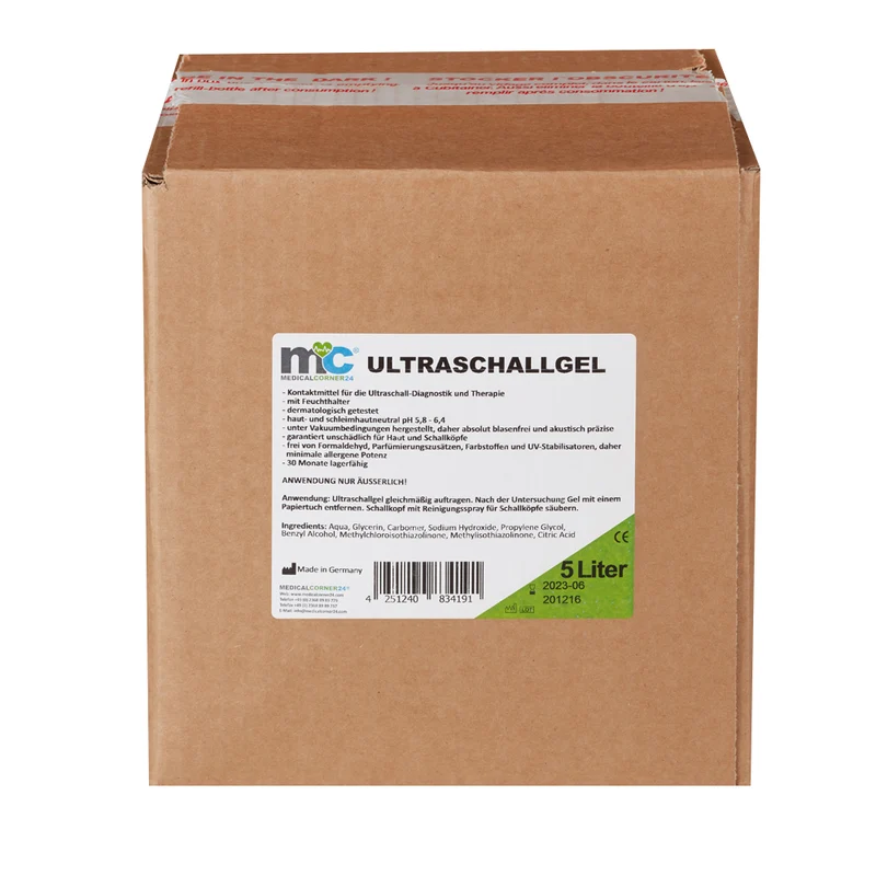 Ultraschallgel, Kontaktgel, Ultraschallkontaktgel, Leitgel, Kanister