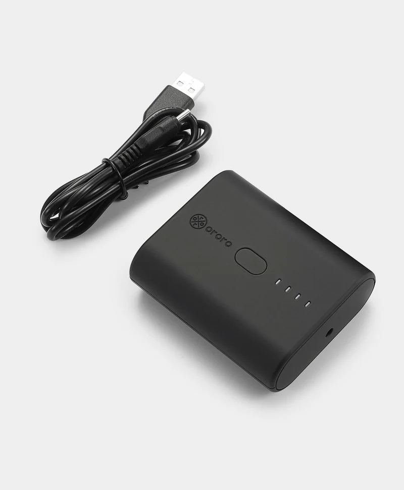 Mini 5K wiederaufladbare Batterie & Ladekabel für beheizbare Kleidung (Geschenk)