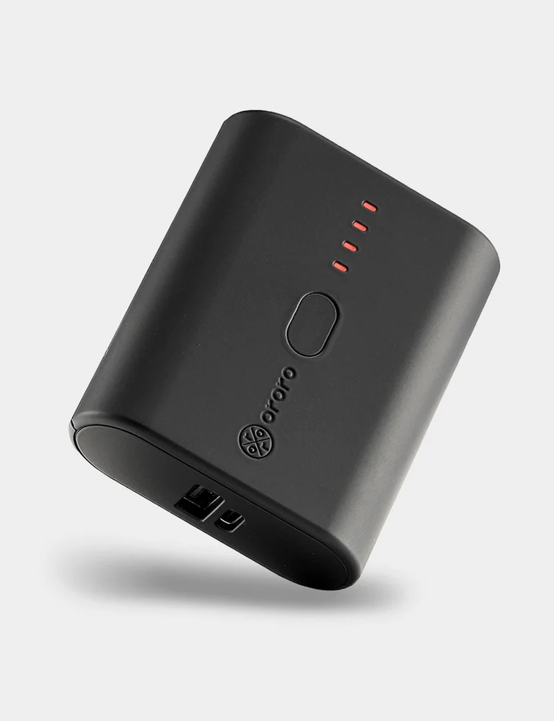 Mini 5K wiederaufladbare Batterie & Ladekabel für beheizbare Kleidung (Geschenk)