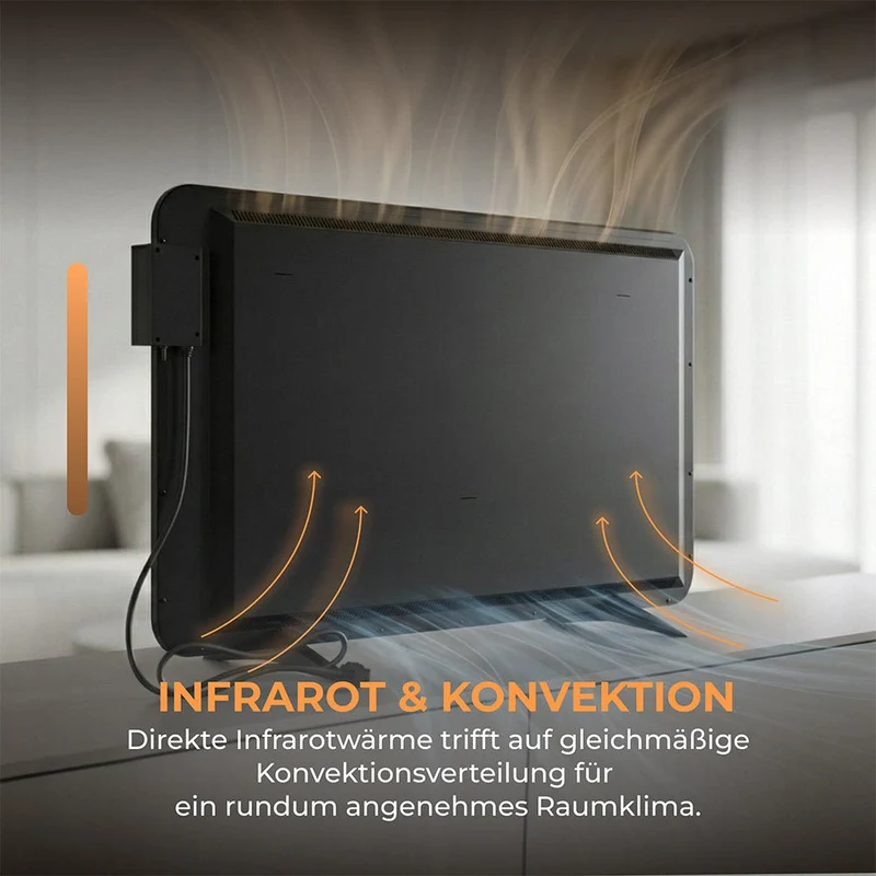 Hybrid Infrarotheizung mit Konvektion