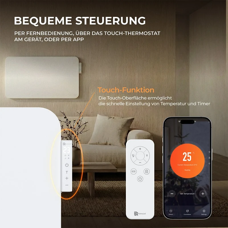 Hybrid Infrarotheizung mit Konvektion