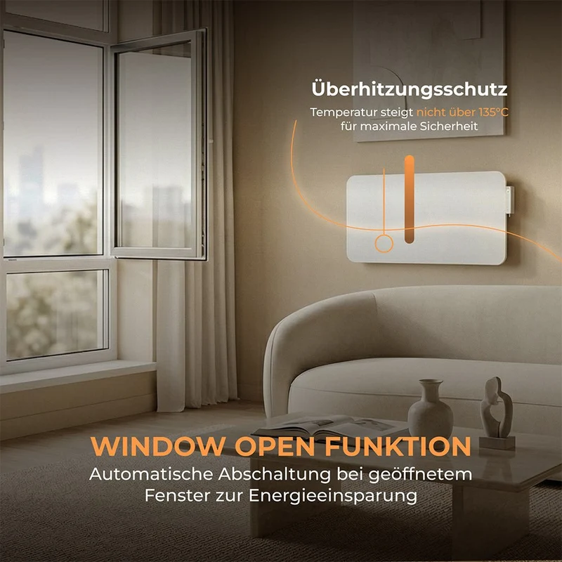 Hybrid Infrarotheizung mit Konvektion