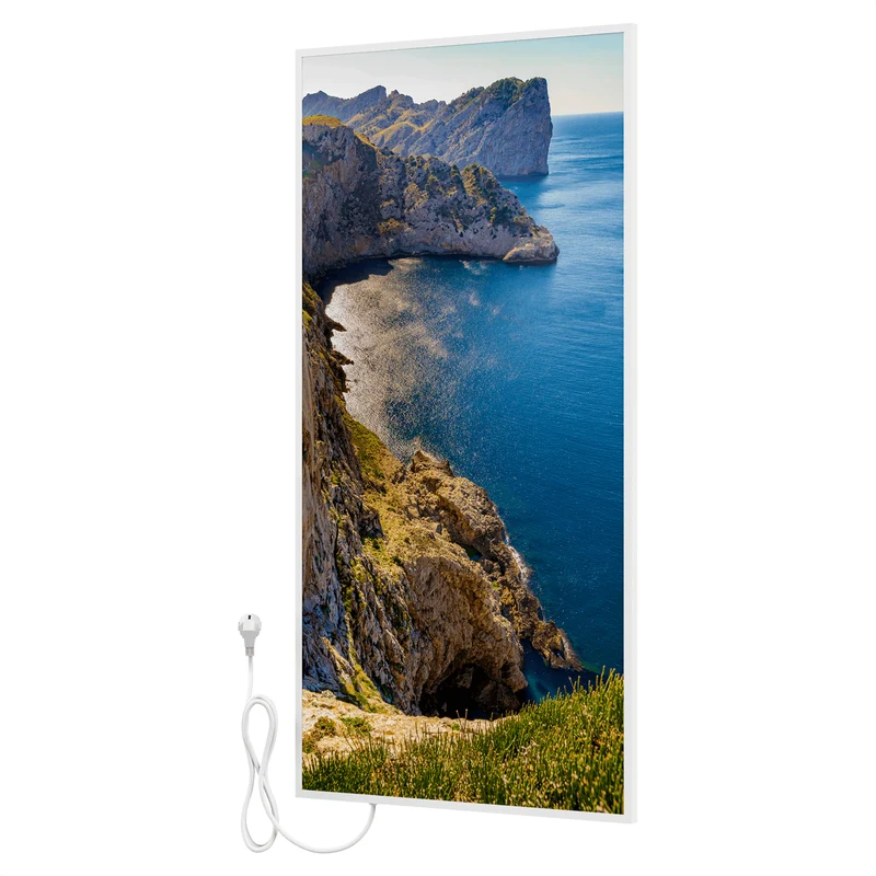Bringer® Bild Infrarotheizung mit Rahmen - Mallorca, Spanien