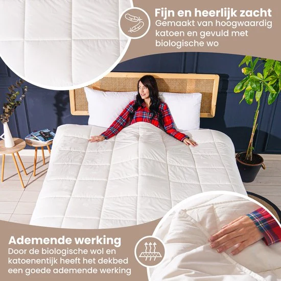 4-Seizoenen Wollen Dekbed