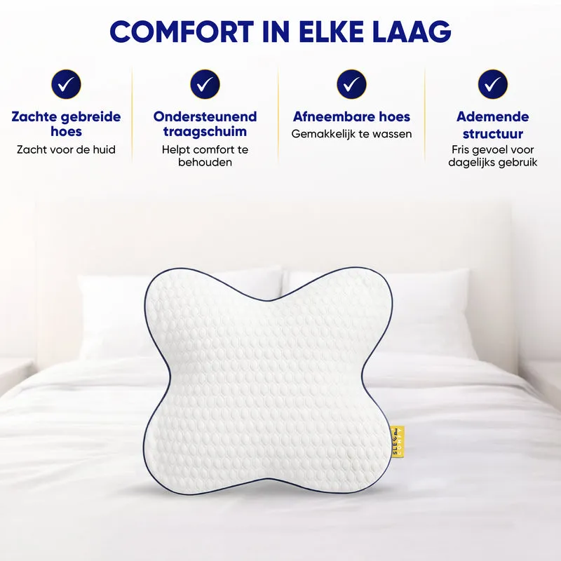 Sleep Comfy Vlinder Kussen