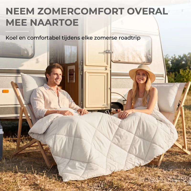 Deluxe Zomer Dekbed | Vapor Blue