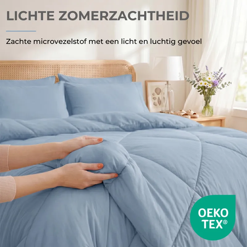 Deluxe Zomer Dekbed | Aegean Blue