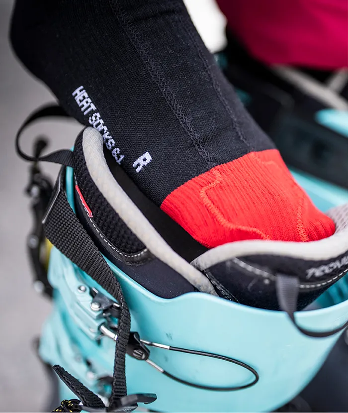 Heat sock 6.1 toe cap compression