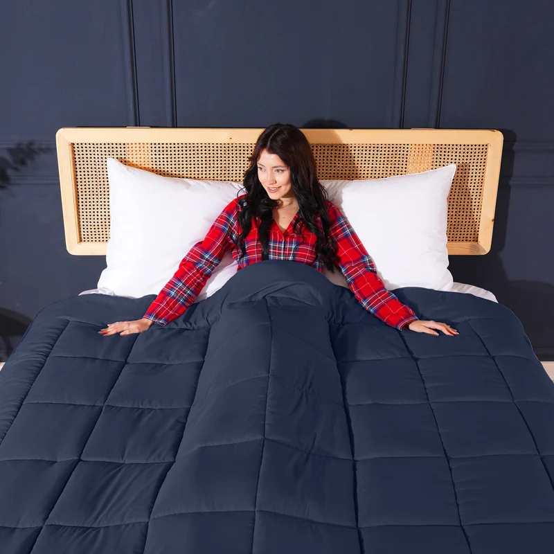 Deluxe All Year Dekbed | Marineblauw