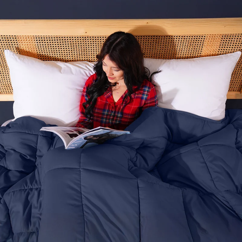 Deluxe All Year Dekbed | Marineblauw