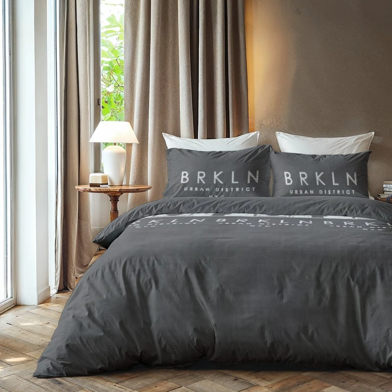 Cozy Dekbedovertrekset | Industrial Anthracite