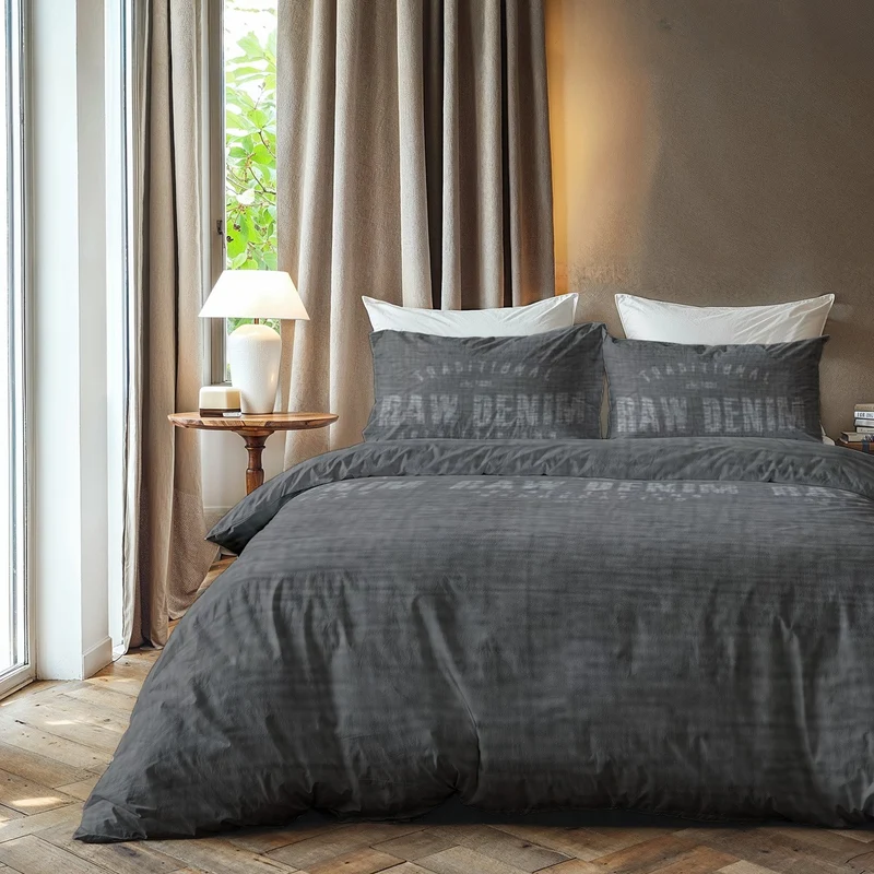 Cozy Dekbedovertrekset | Denim Grey