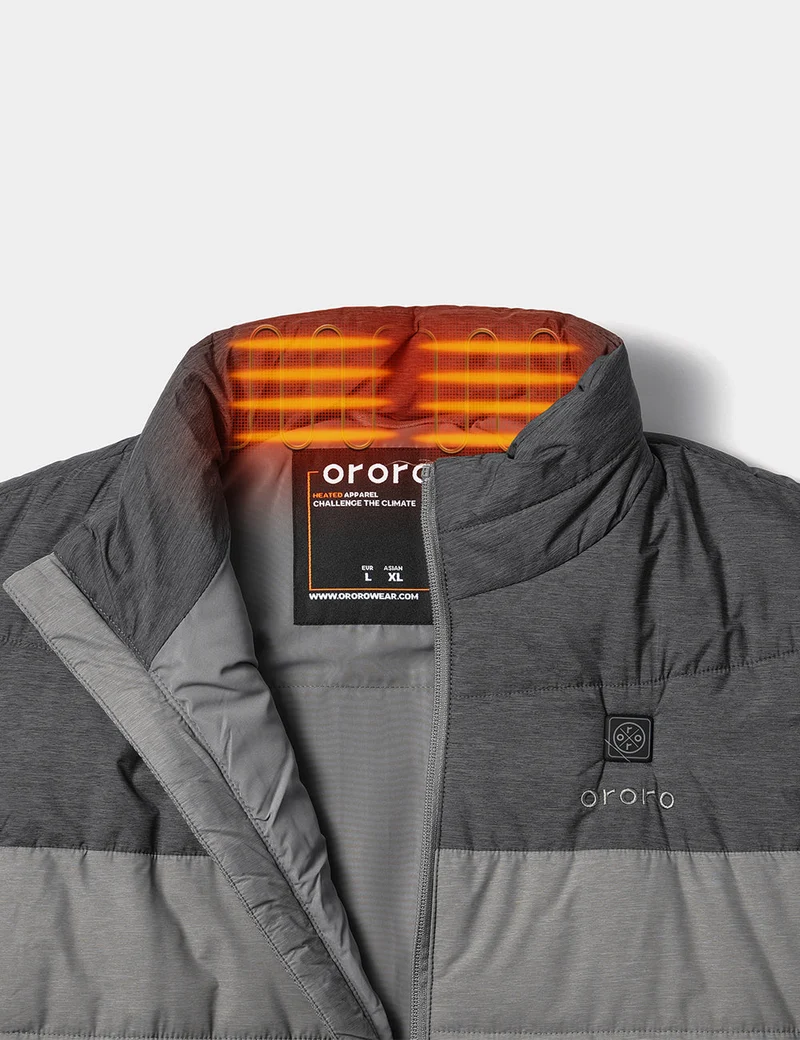 (Open-box) Men's Classic Heated Vest - Flecking Gray