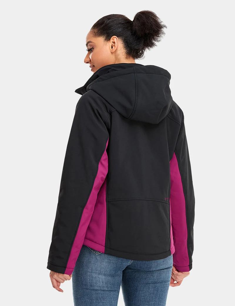 (Open-box) Women's Classic Heated Jacket - Purple & Black