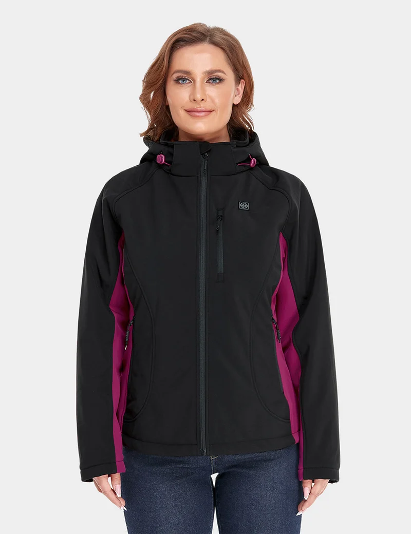 (Open-box) Women's Classic Heated Jacket - Purple & Black