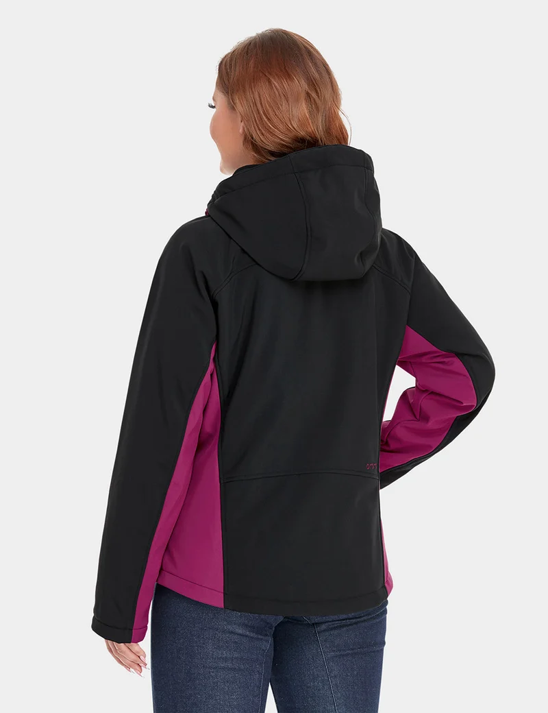 (Open-box) Women's Classic Heated Jacket - Purple & Black
