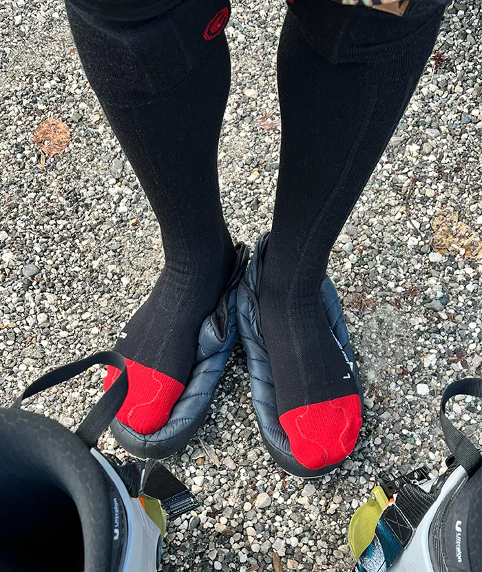 Heat sock 4.1 toe cap