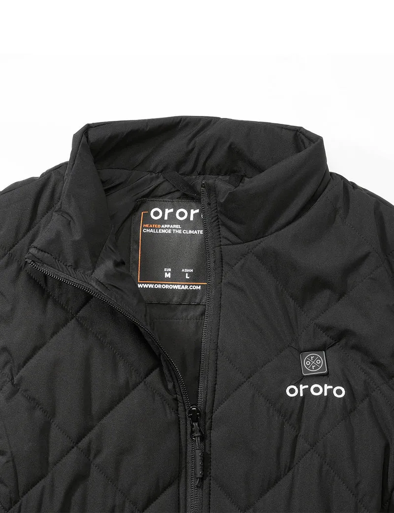 (Open-box) Women's Heated Quilted Vest - Black