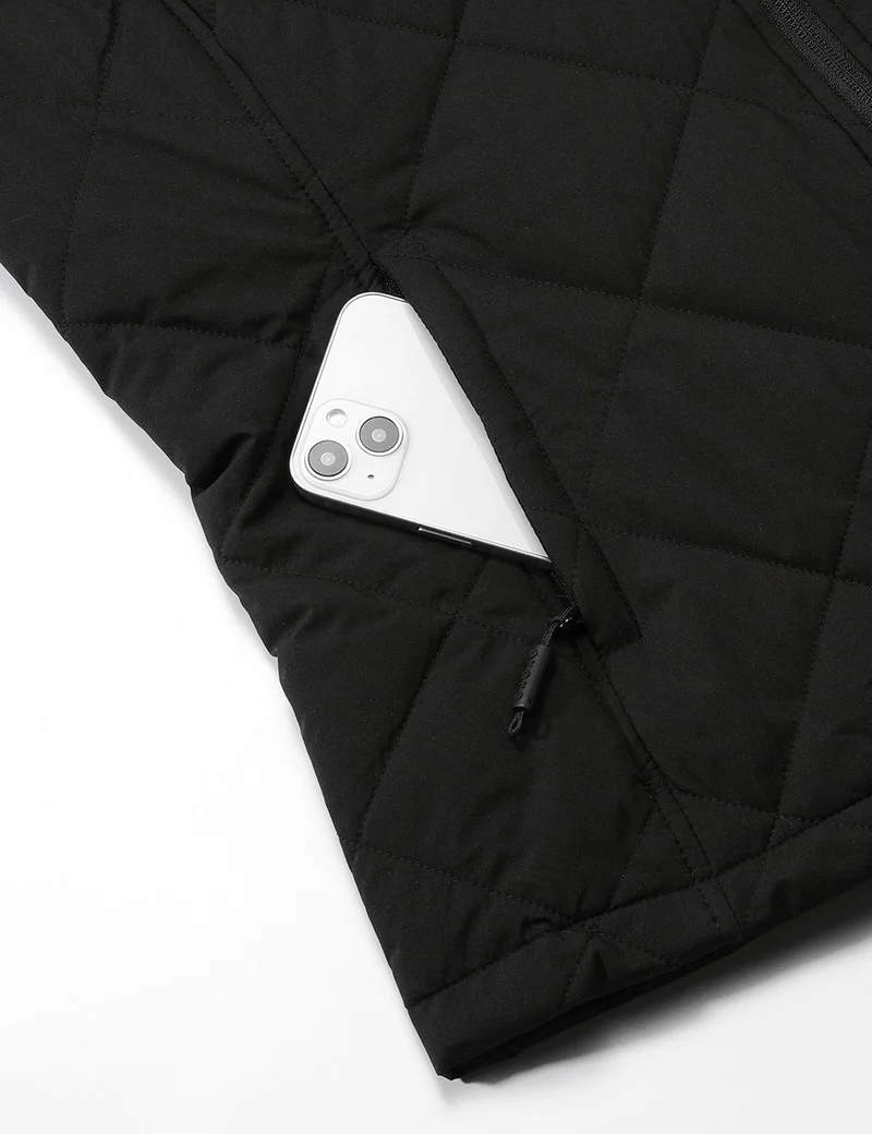 (Open-box) Women's Heated Quilted Vest - Black