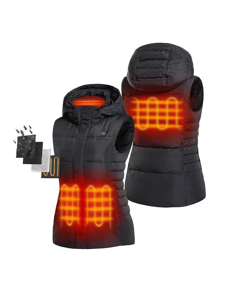 (Open-box) Women's Heated Down Vest - Slim Fit