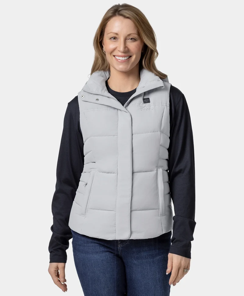(Open-box) Women's Heated Down Vest - Slim Fit