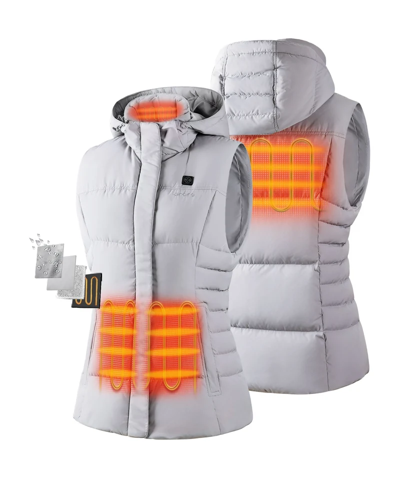(Open-box) Women's Heated Down Vest - Slim Fit