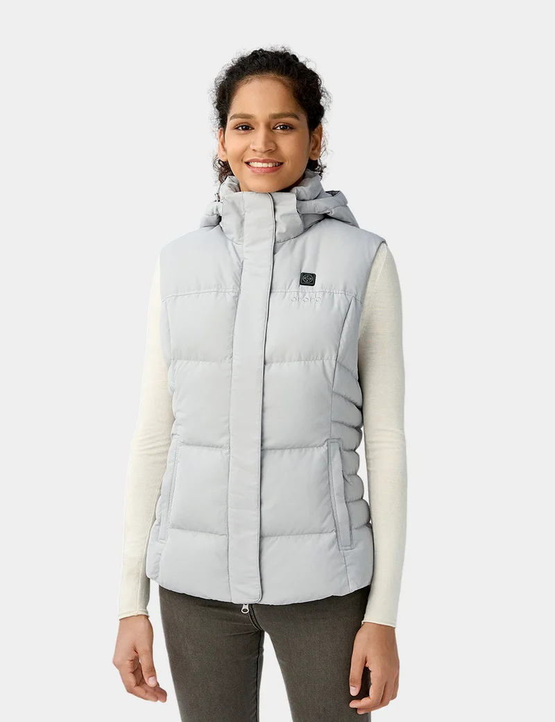 (Open-box) Women's Heated Down Vest - Slim Fit