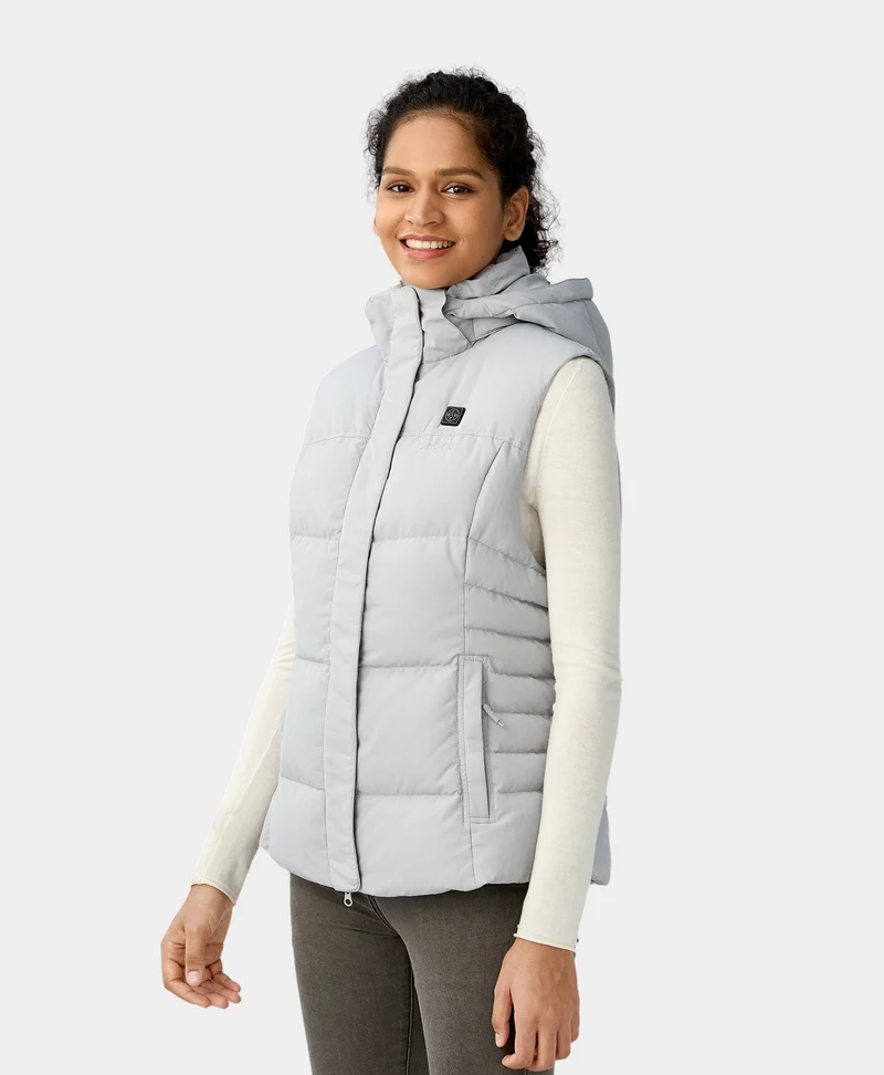 (Open-box) Women's Heated Down Vest - Slim Fit