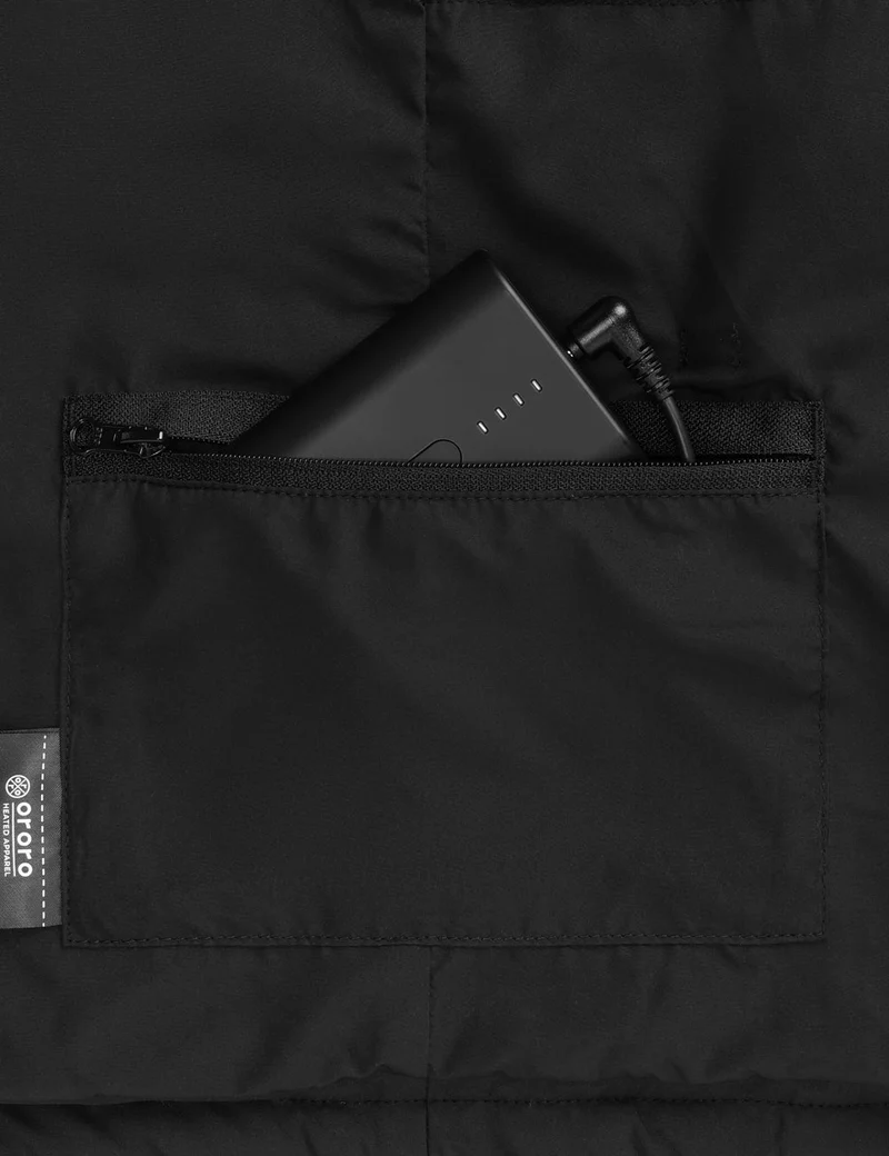 (Open-box) Men's Heated Quilted Vest - Blue/Black/Green
